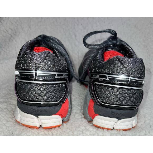 Brooks GTS 17 Running Shoe grey and pink - size 8 - L2 - Picture 7 of 10